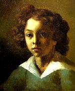 Theodore   Gericault jeune garcon oil painting reproduction